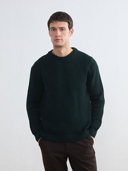 Bisiklet Yaka Erkek Triko Kazak