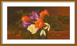 Набор для вышивания Нова Слобода СР 3275 Крокусы 53 х 28.4 см