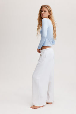 Camiseta de microfibra de manga larga - H&m фото 4