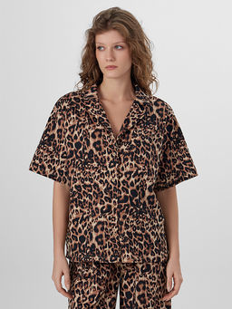 Комплект женский домашний с леопардовым принтом - Mark formelle фото 3