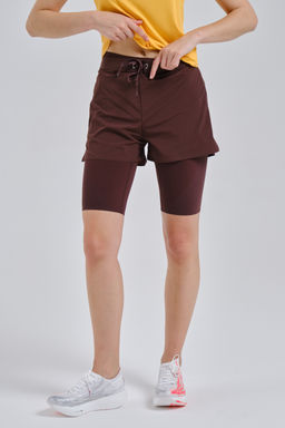 Шорты беговые Коричневый