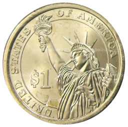 Монета 1 доллар 2014 года P США Калвин Кулидж 30-й президент США