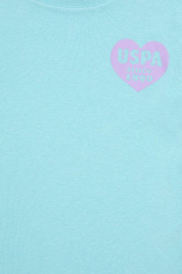 Базовая футболка зеленого цвета для девочек Неожиданная скидка в корзине - U.s. polo assn фото 4