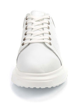 03-PDD136-1 WHITE Полуботинки спортивные женские (натуральная кожа) - No name фото 7