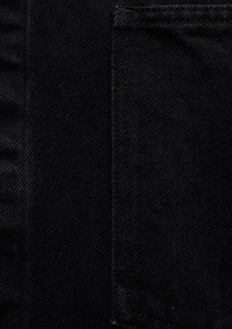 Siyah Denim Gomlek - Mavi фото 5