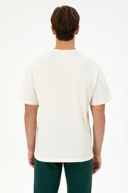 Мужская кремовая футболка - U.s. polo assn фото 12
