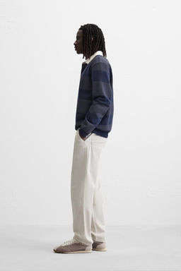 WASHED JOGGER WAIST TROUSERS - Zara фото 13