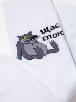 Цена за 2 пары. Носки мужские БРЕСТСКИЕ НОСКИ МУЖСКИЕ 2155 СМФ Жил-был пес (средней длины) - Conte elegant фото 2