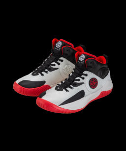 Кроссовки баскетбольные JOGEL Launch MID, White/black/red