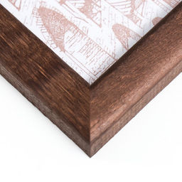 Фоторамка для фото 15×15 см Samoa, сосна, (пластиковый экран), орех