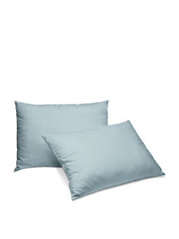 Набор наволочек 50х70 2шт Niteva Поплин 17710 серо-голубой1/50х70 - Шуйские ситцы фото 2