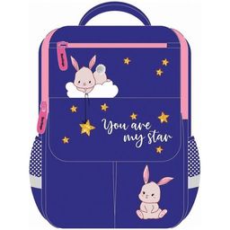 Рюкзак Berlingo Concept "Bunny and stars" (RU06606) 35*27*16см, облегченный, 1 отделение, 4 кармана, эргономичная спинка