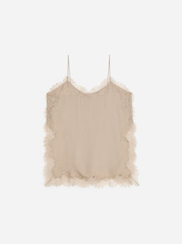 Top de tirantes con detalle de encaje - H&m фото 2