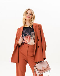 Туника кимоно с атласной полочкой 04.4.14 - Sahar art lab фото 4