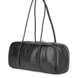 61658 black, Женская кожаная сумка, Barcelo Biagi