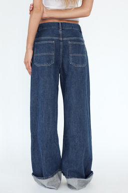 TRF WIDE-LEG HIGH-WAIST JEANS - Zara фото 6