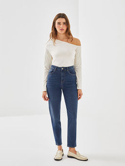 Mom Fit Kad?n Jean Pantolon