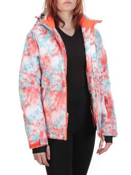 W1605-2 PINK PRINT Куртка горнолыжная женская ERUITOR (100 гр. холлофайбера) - Fashion фото 6