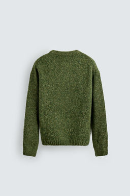 TEXTURED TWISTED YARN VOLUME JUMPER - Zara фото 8