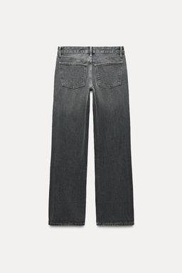 TRF WIDE-LEG LOW-RISE JEANS - Zara фото 5