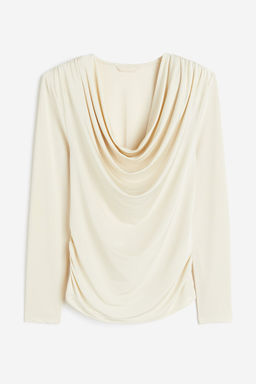 Top con cuello vuelto