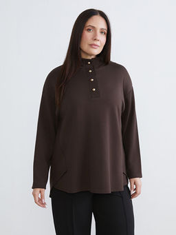 Dik Yaka Oversize Kad?n Tunik