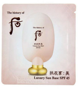 Sample База под макияж солнцезащитная THE HISTORY OF WHOO Essential Sun Base SPF50+PA+++, 1ml