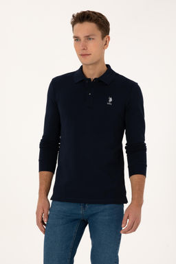 Erkek Lacivert Basic Sweatshirt - U.s. polo assn фото 3