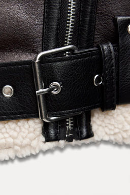 DOUBLE-FACED LONG JACKET - Zara фото 6