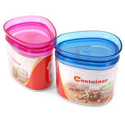 Контейнер для сыпучих продуктов пластмассовый Башня 0,75л, 13х10х12см (Китай) - Домашняя мода фото 2