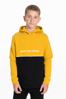 Толстовка М224098Па горчичный