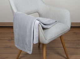 Покрывало- плед АРТ 003 200*220 "Гладкокрашеный Светло-серый"