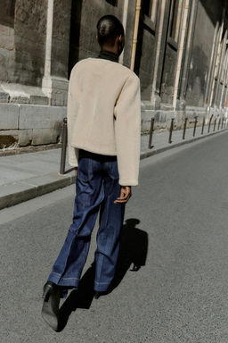 DOUBLE-FACED JACKET WITH TOGGLES - Zara фото 14