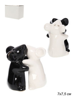 Набор для специй 2 предмета Мышки Инь Янь / 102 /уп 144/