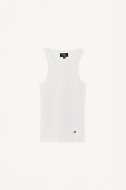 CAMISETA TANK RIB WILLY CHAVARRIA X ZARA / Blanco
