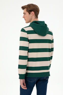 Мужской темно-зеленый свитшот - U.s. polo assn фото 5