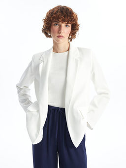 Krep Kad?n Blazer Ceket