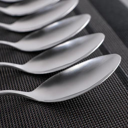 Набор ложек столовых из нержавеющей стали Доляна Антураж, длина 18,5 см, 6 шт, цвет серебряный  фото 4