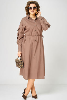 Платье EVA GRANT 7223 мокко