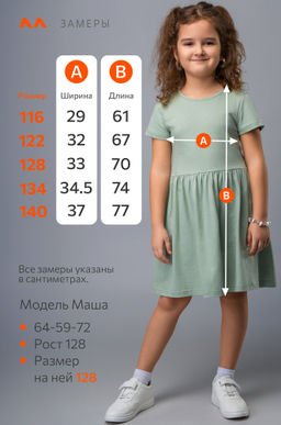 Летнее платье для девочки Happyfox