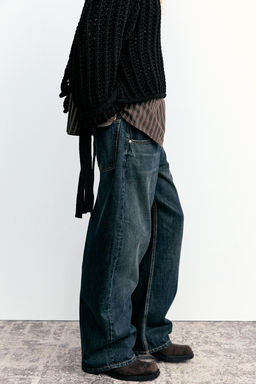 TRF BALLOON MID-RISE JEANS - Zara фото 8