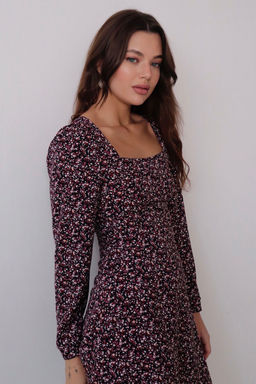 Платье с вырезом каре отрезное по талии - Martichelli фото 31