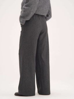 Брюки из смесовой шерсти "Графит" женские