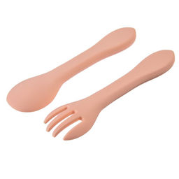 Набор детский столовых приборов, вилка и ложка, цвет розовый - Крошка я фото 4