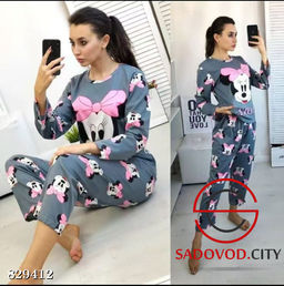 Пижама женская с рисунком