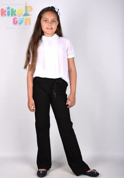 21019(22-27) Брюки школьные Палаццо