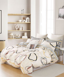 Постельное белье сатин элит на молнии - Графика 2 сп. (нав.70х70)