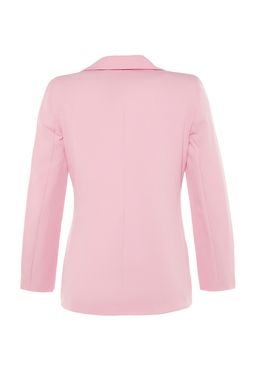Pembe Regular Astarl? Dokuma Blazer Ceket TWOSS21CE0137