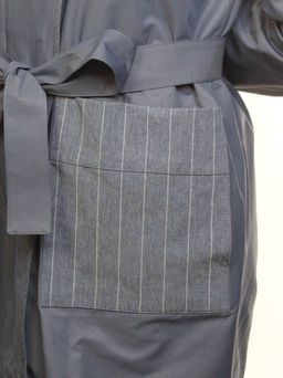 9016 GRAY/BLUE Ветровка женская (60% полиэстер, 40% хлопок) - Fashion фото 4