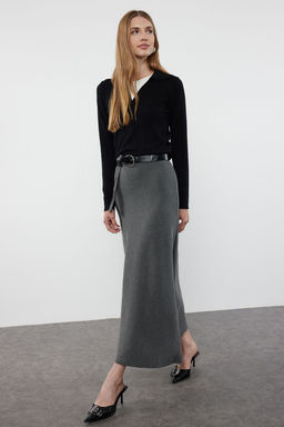 TRENDYOLMILLA Tas Premium Iplik/Ozel Iplik Etek TWOAW25ET00005  фото 2